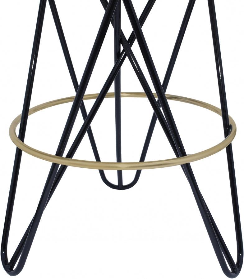 Meridian Furniture - Mercury Counter Stool Set Of 2 In Black - 945Black - ATL FURNITURE