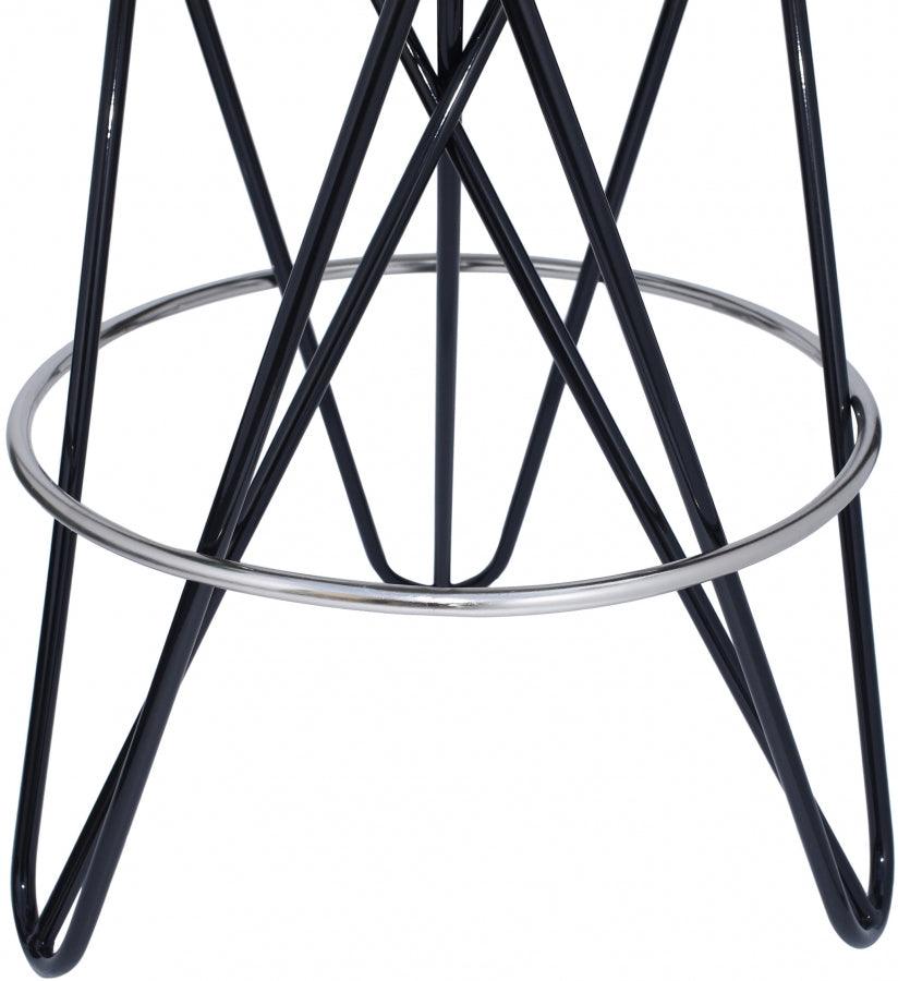 Meridian Furniture - Mercury Counter Stool Set Of 2 In Black - 947Black - ATL FURNITURE