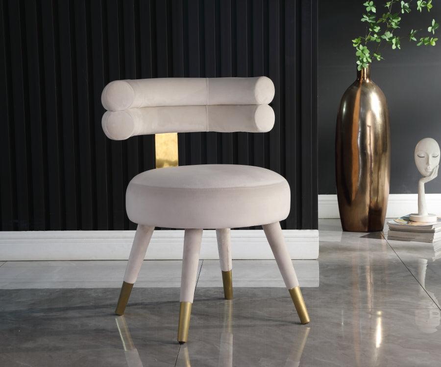 Meridian Furniture - Fitzroy Dining Chair Set Of 2 In Cream - 747Cream-C - ATL FURNITURE