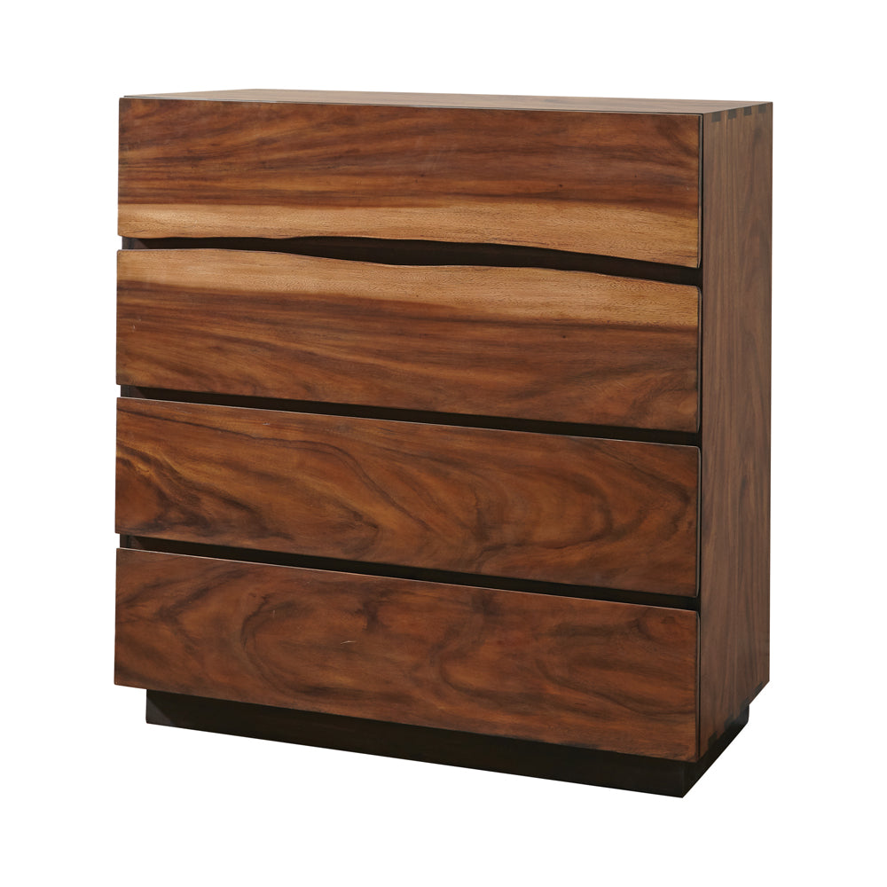 Winslow 4-drawer Bedroom Chest Smokey Walnut
