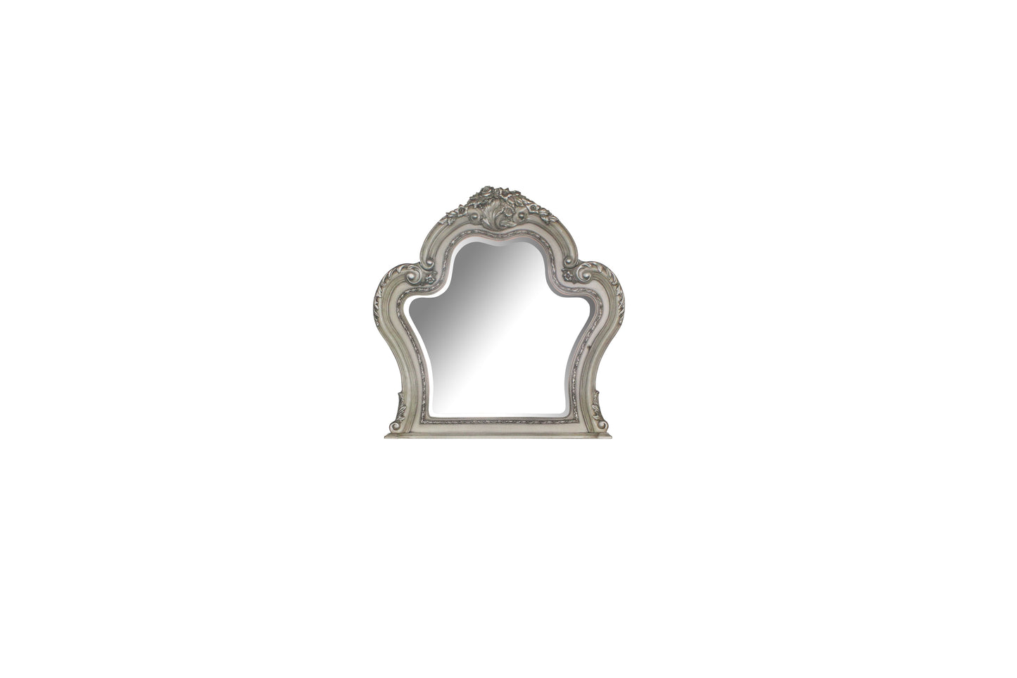 Dresden Vintage Bone White Mirror - ATL FURNITURE