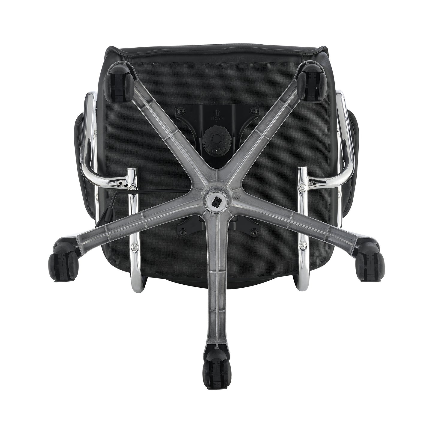 Chase Upholstered Adjustable Home Office Desk Chair Black