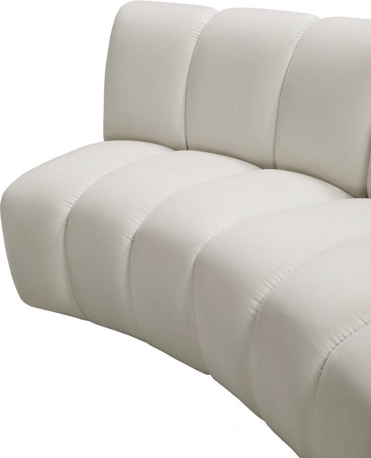 Infinity Modular 9 Piece Sectional In Cream - ATL FURNITURE