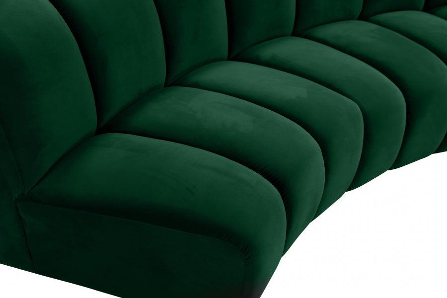 Infinity Modular 7 Piece Sectional In Green - ATL FURNITURE