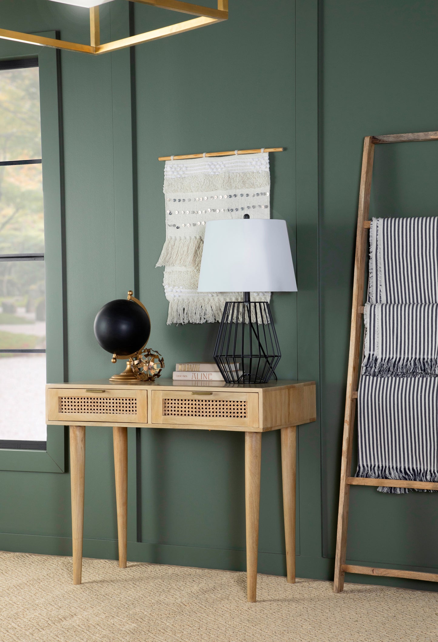 Zamora 2-drawer Entryway Console Accent Table Natural