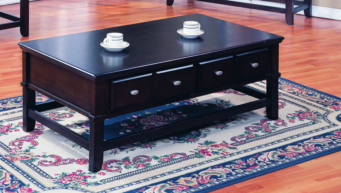 Coffee Table with Drawers - ATL FURNITURE