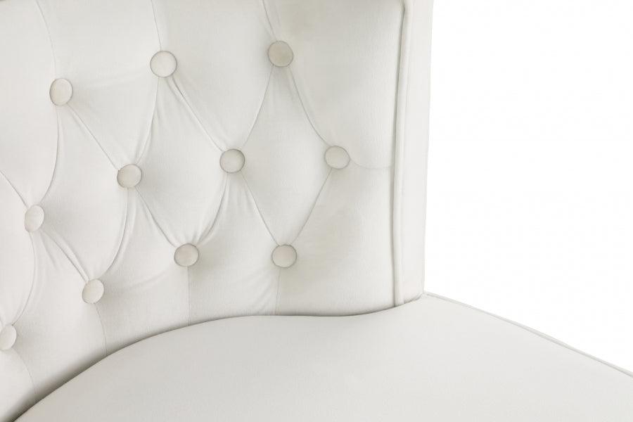 Meridian Furniture - Perry Velvet Dining Chair Set Of 2 In Cream - 933Cream-C - ATL FURNITURE