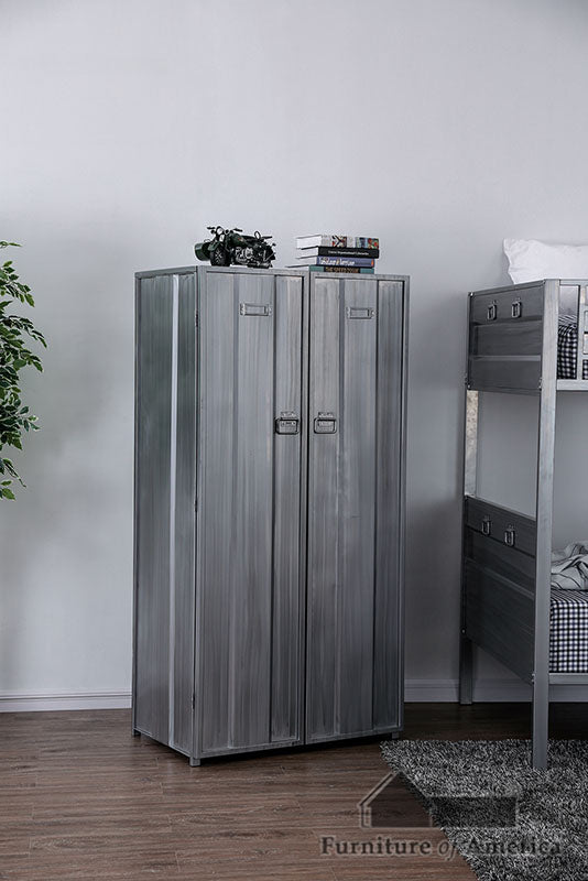 Zaheera Silver Large Locker - ATL FURNITURE