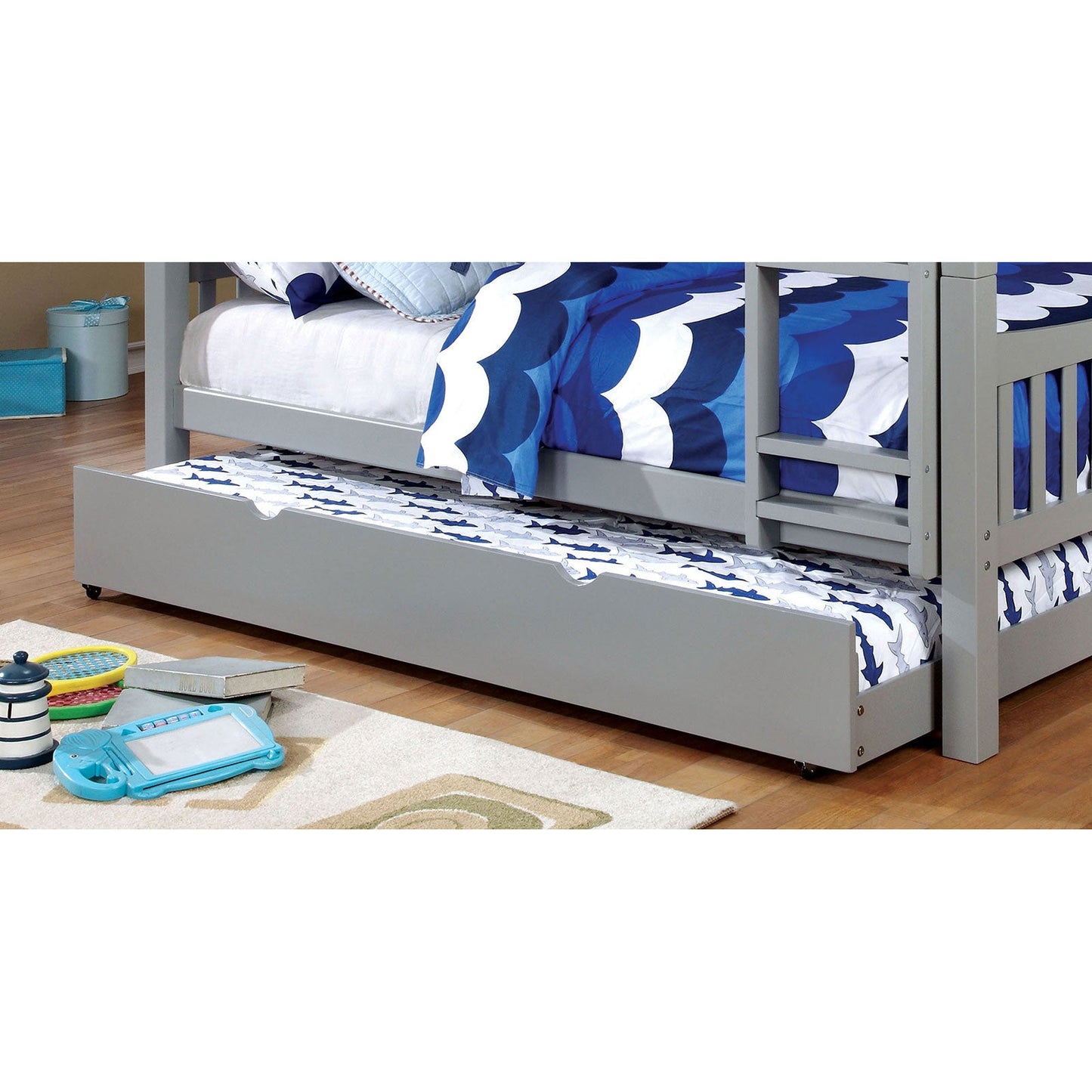 OMNUS Gray Trundle - ATL FURNITURE