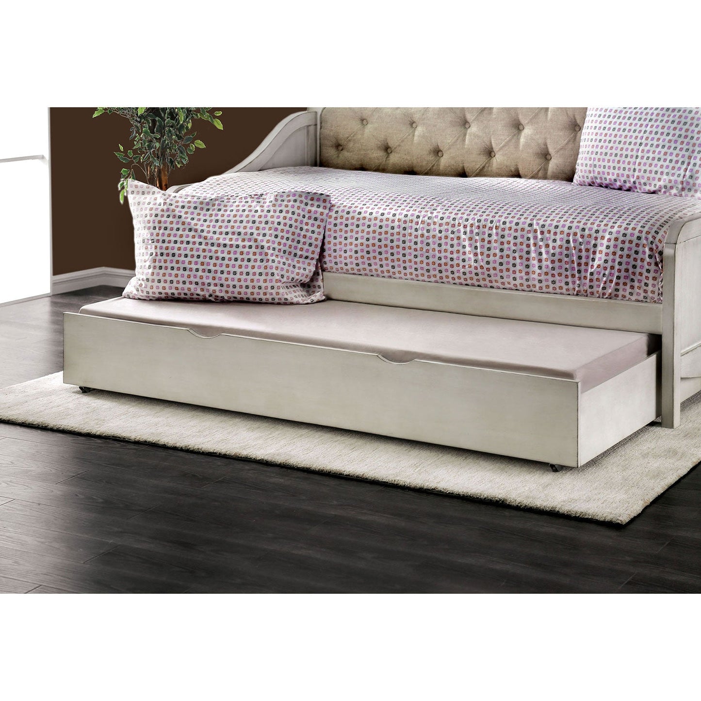 Grano Antique White Trundle/Drawers - ATL FURNITURE