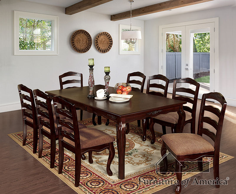 Townsville Dark Walnut 78" Dining Table - ATL FURNITURE
