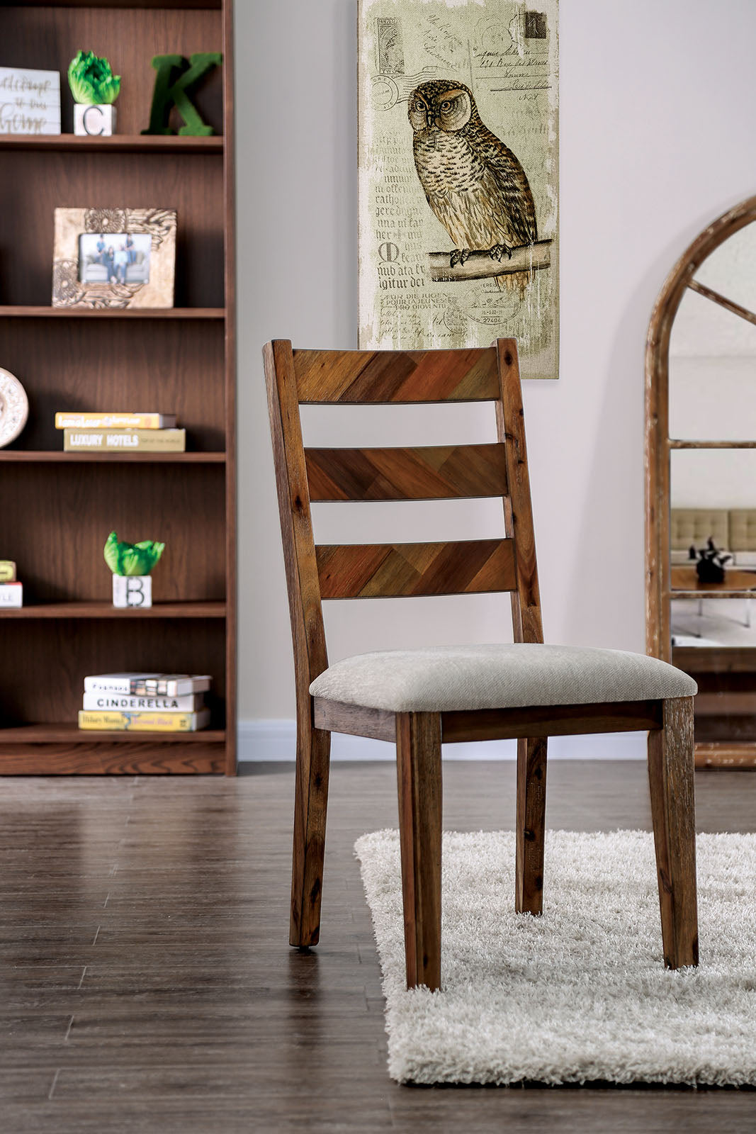 Signe Light Oak Side Chair (2/CTN) - ATL FURNITURE