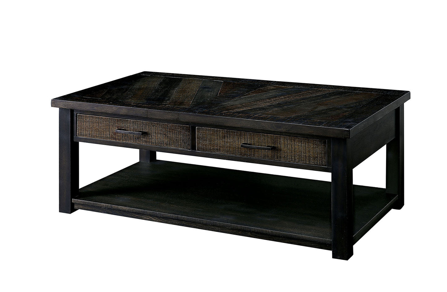 Rhymney Dark Oak/Multi Coffee Table - ATL FURNITURE