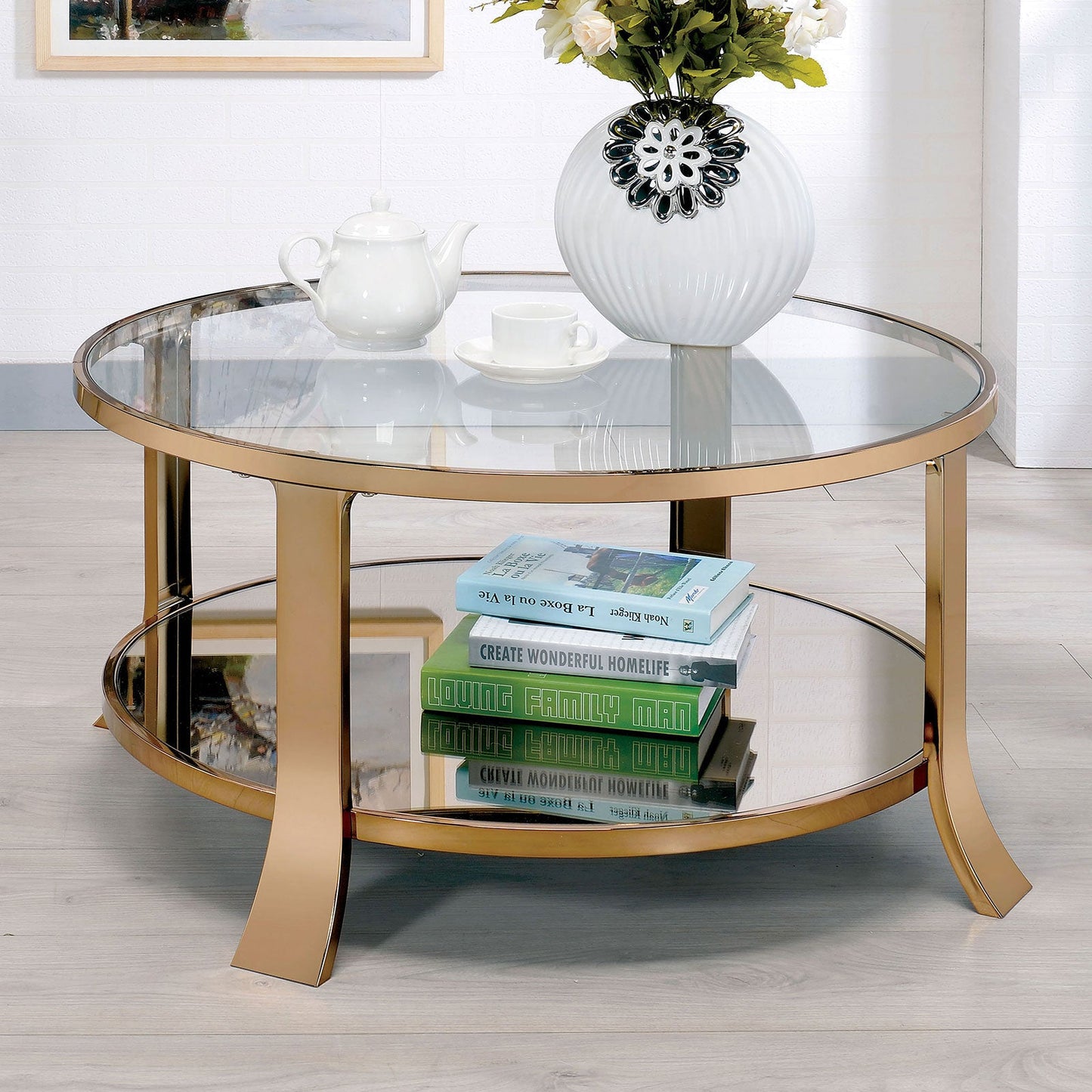 Champagne Coffee Table - ATL FURNITURE