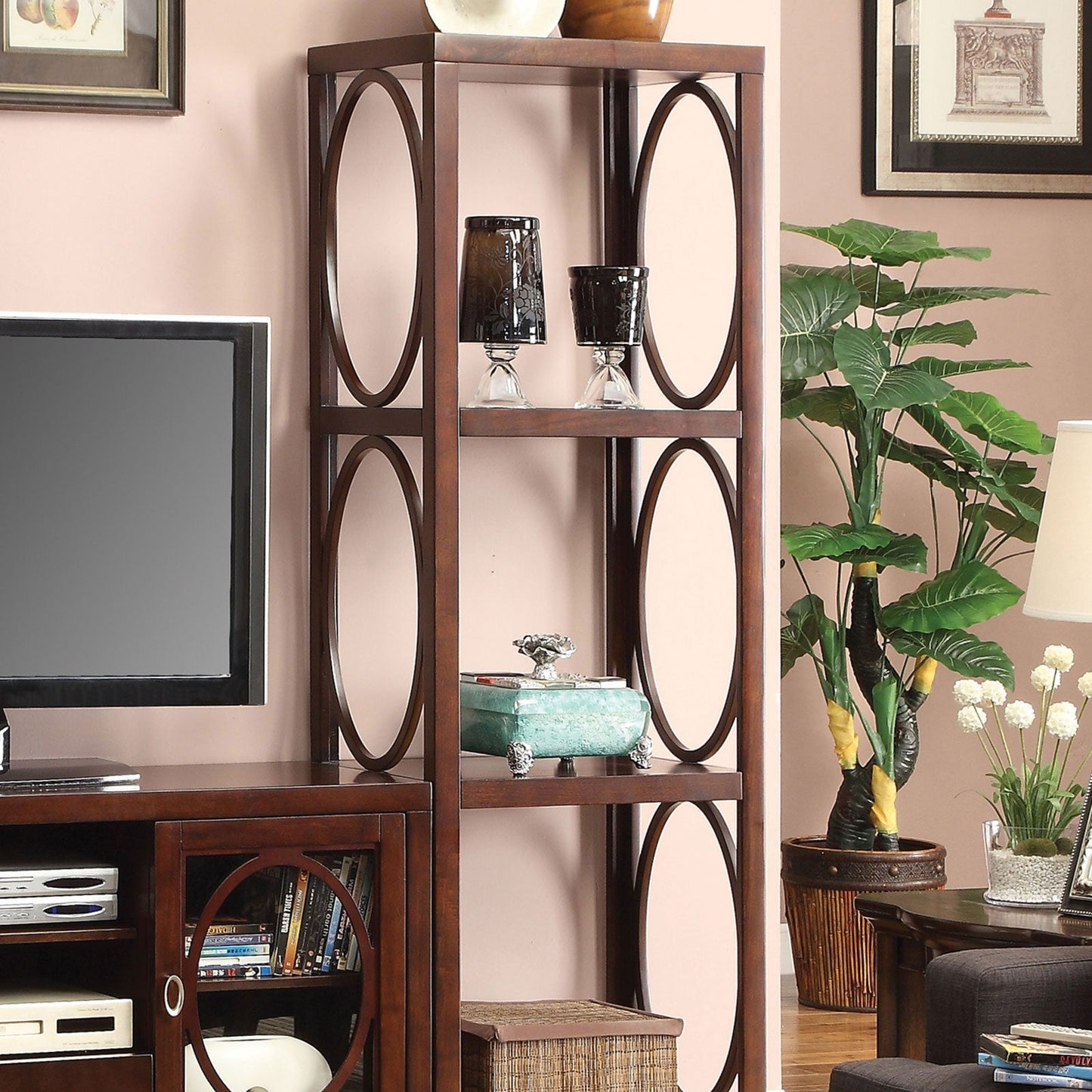 Melville Cherry Pier Cabinet - ATL FURNITURE