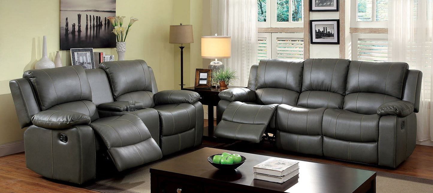 SARLES Gray Sofa + Love Seat - ATL FURNITURE
