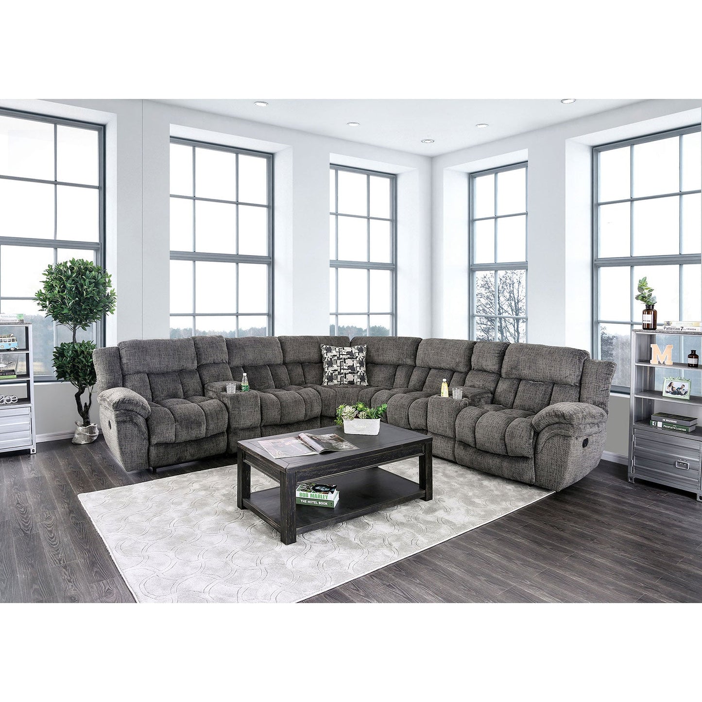 Irene Gray Sectional - ATL FURNITURE