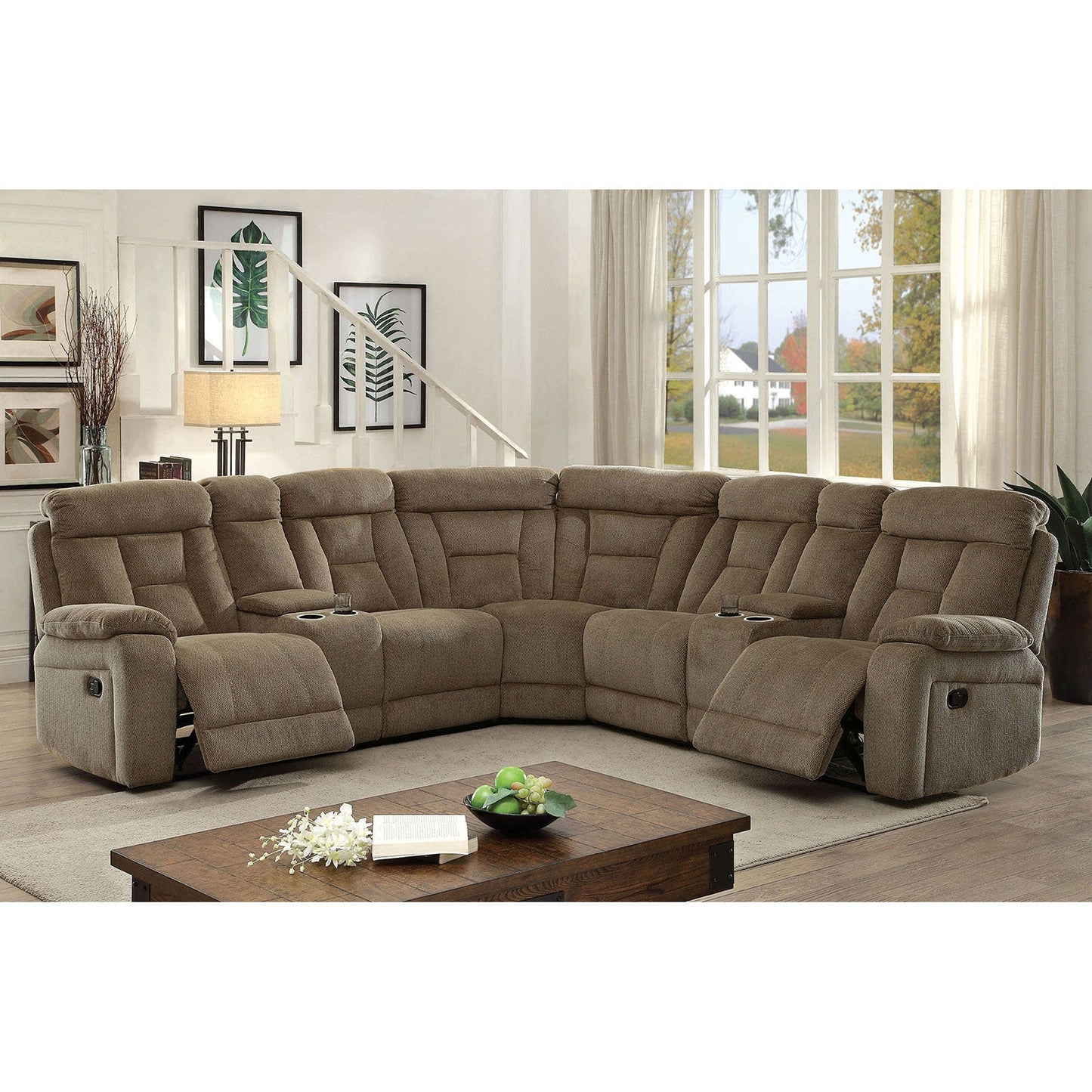 Maybell Mocha SECTIONAL, MOCHA - ATL FURNITURE