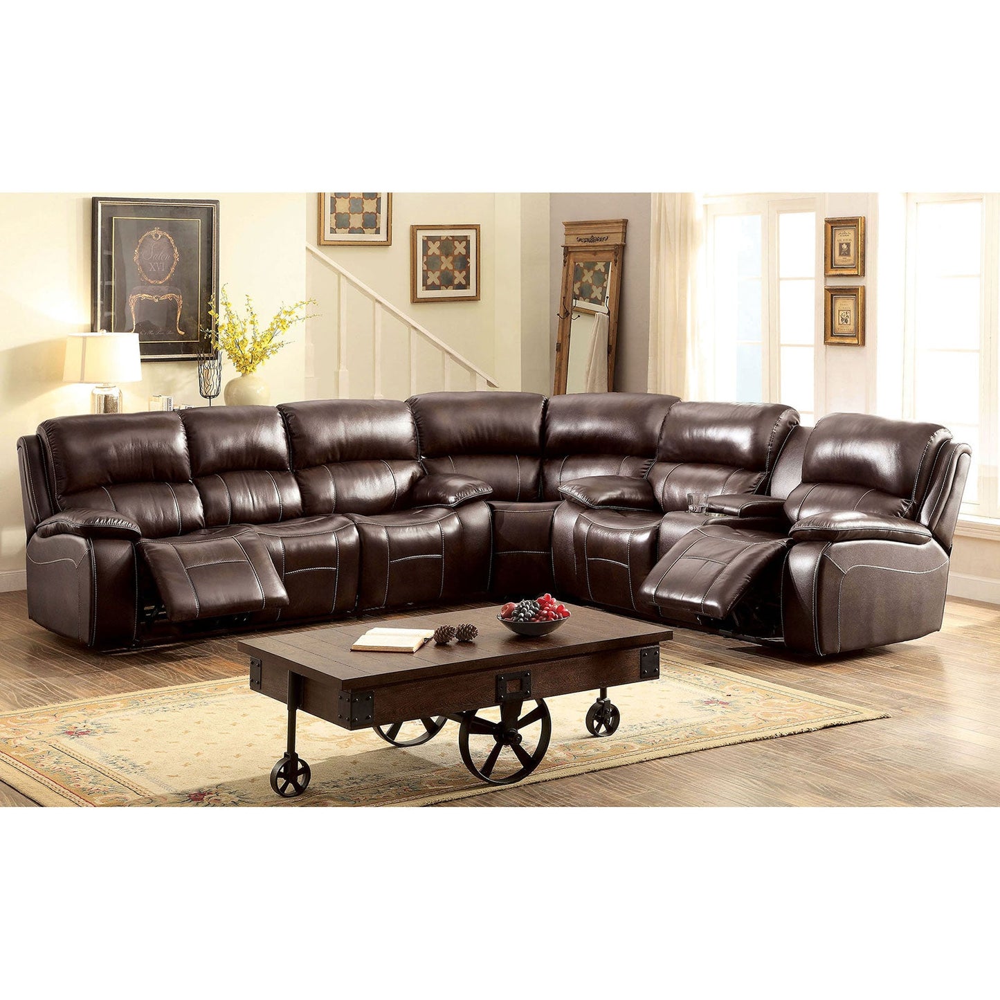 Ruth Brown Sectional - ATL FURNITURE