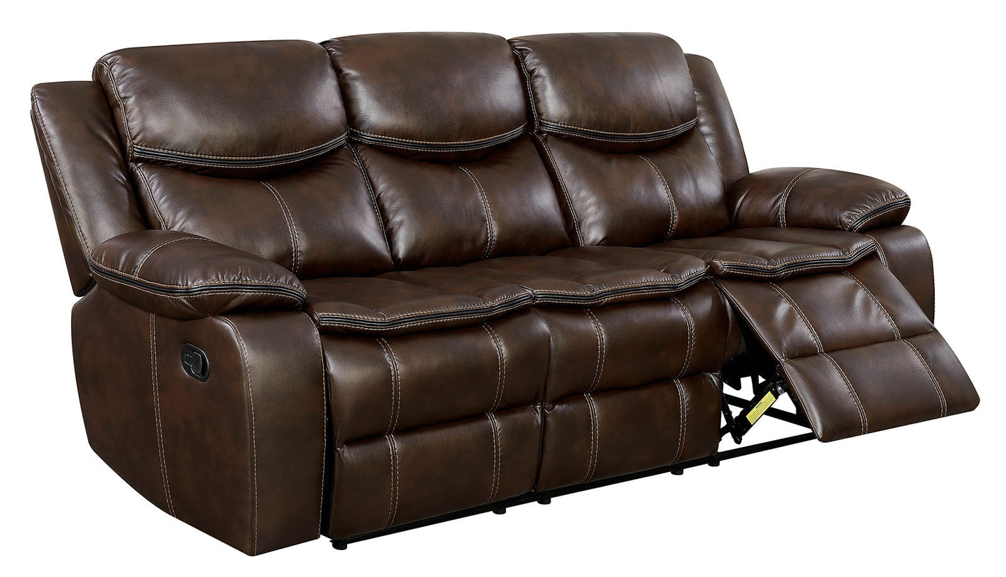 Pollux Brown Sofa - ATL FURNITURE