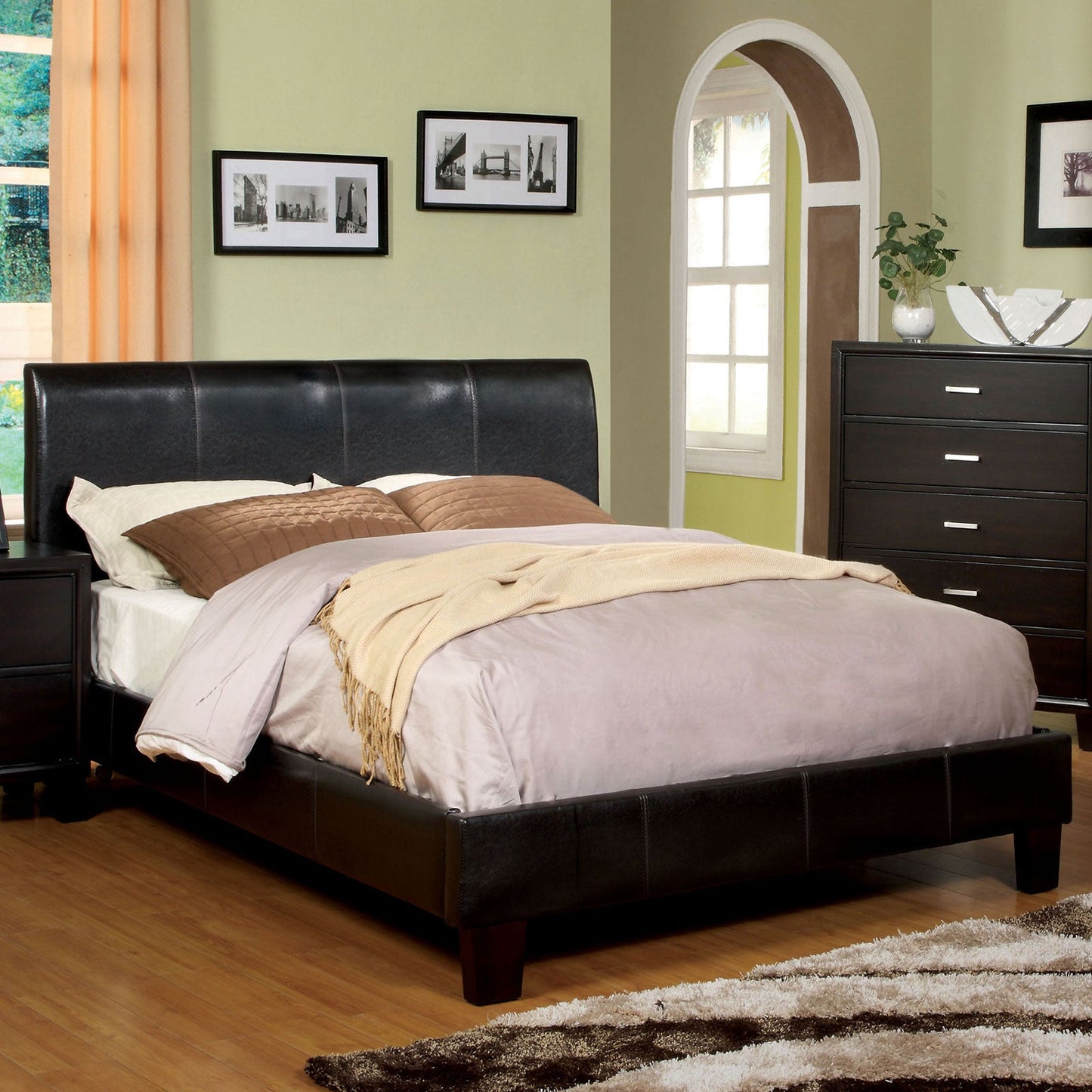 Villa Park Espresso Full Bed - ATL FURNITURE