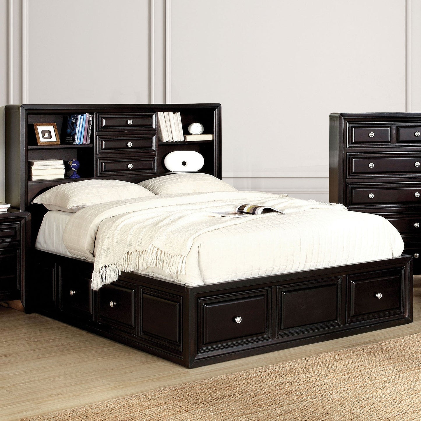 Yorkville Espresso Queen Bed - ATL FURNITURE