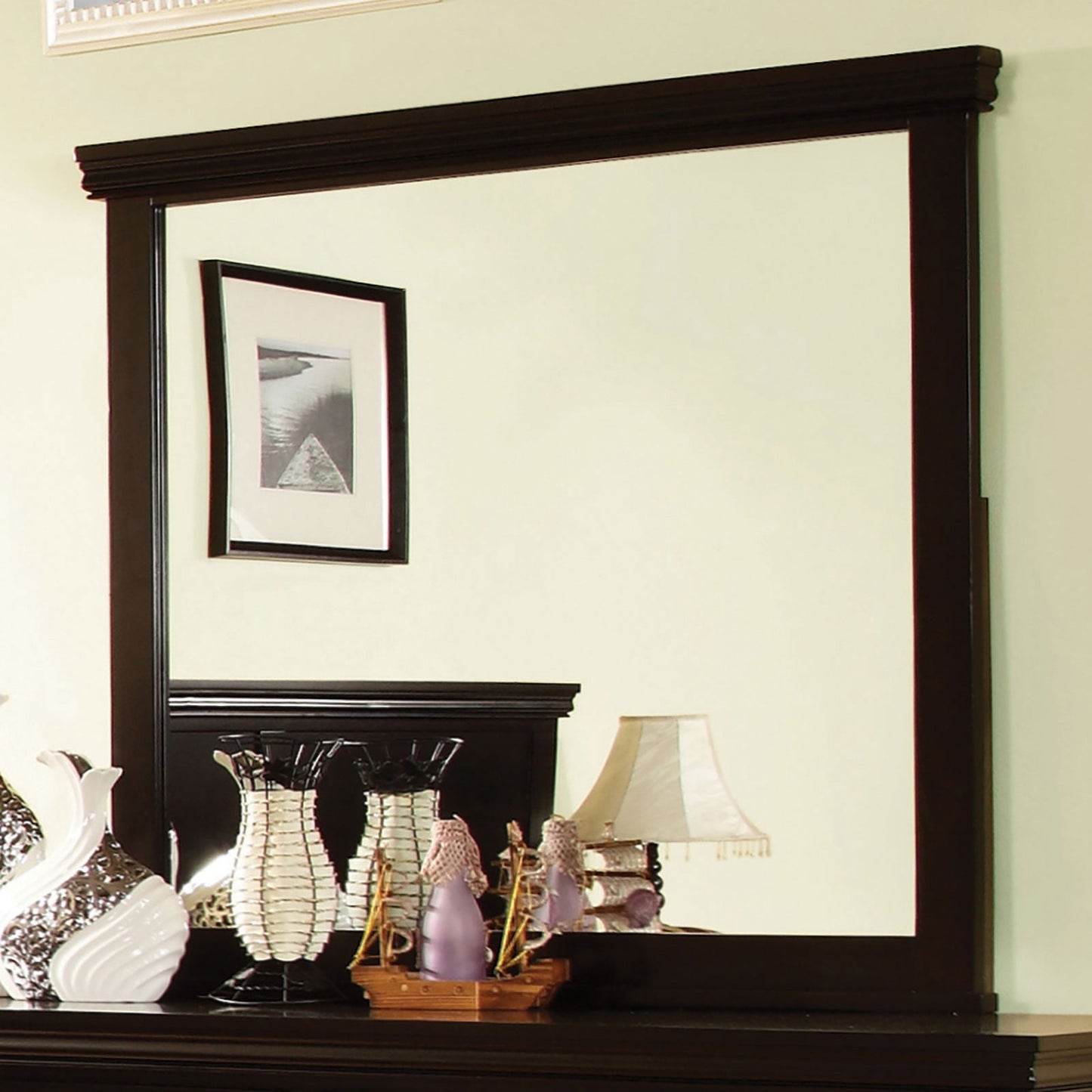 Pebble Espresso Mirror - ATL FURNITURE