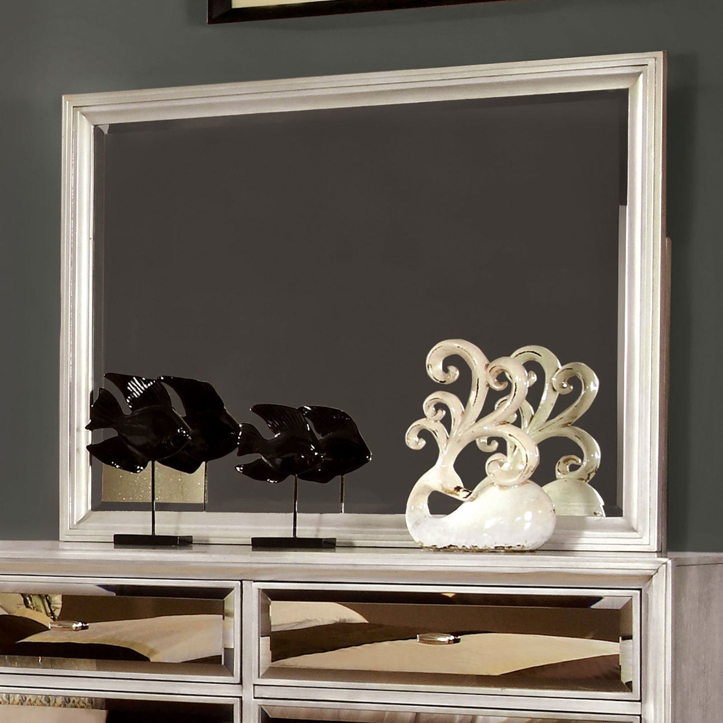 GOLVA Silver Mirror - ATL FURNITURE