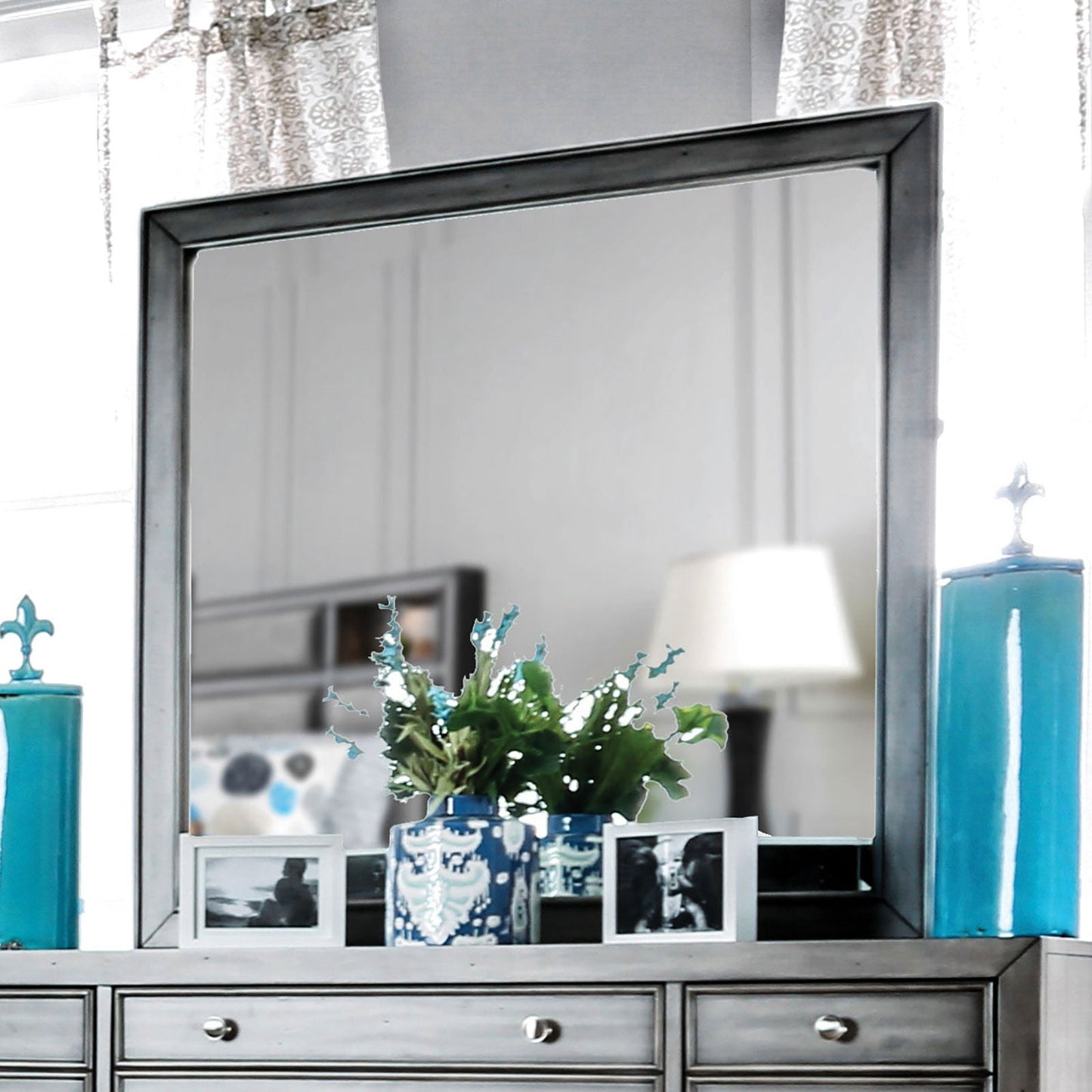 DAPHNE Gray Mirror - ATL FURNITURE