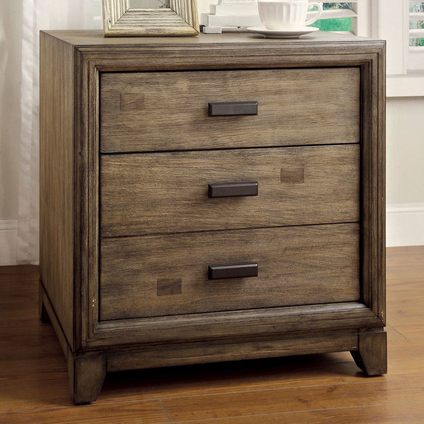 ANTLER Natural Ash Night Stand - ATL FURNITURE