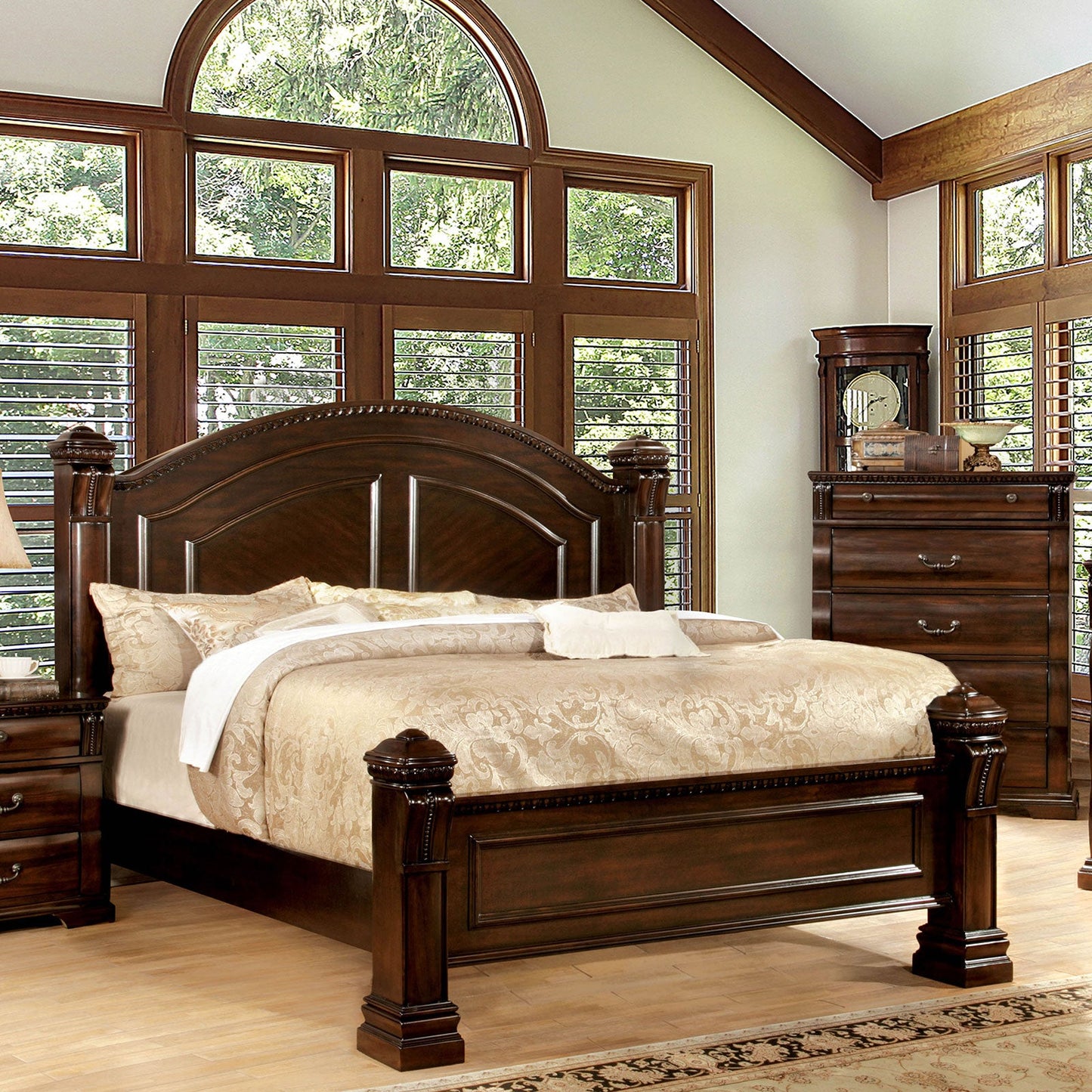 BURLEIGH Cherry Queen Bed - ATL FURNITURE