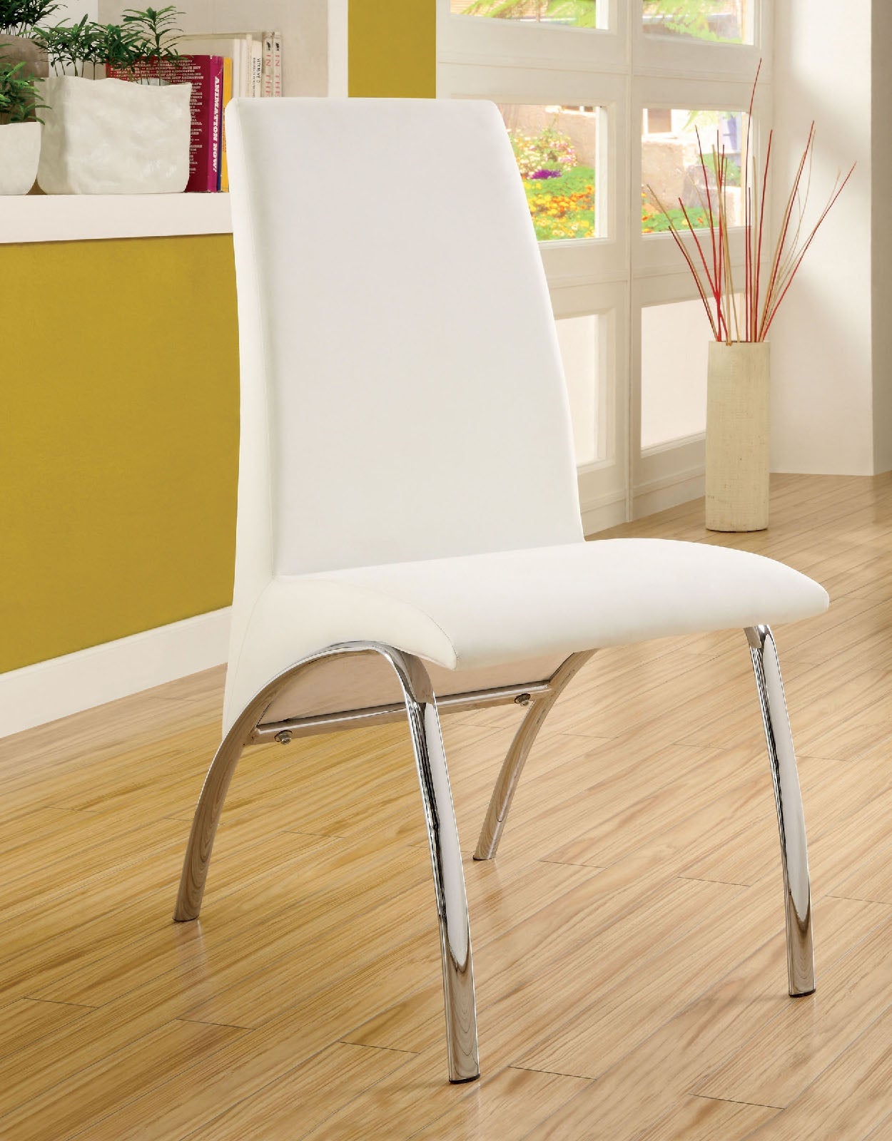 Glenview White Side Chair - ATL FURNITURE