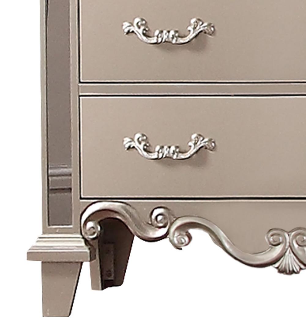Sonia Contemporary Style Chest in Beige finish Wood - ATL FURNITURE