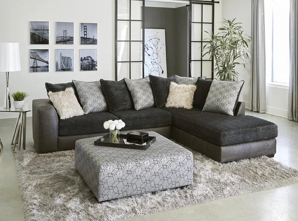 Bangle Silver Sofa Chaise Sectional