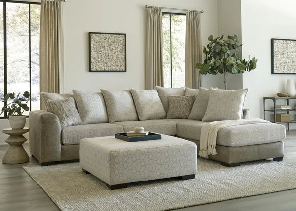 Bangle Cream Sofa Chaise Sectional