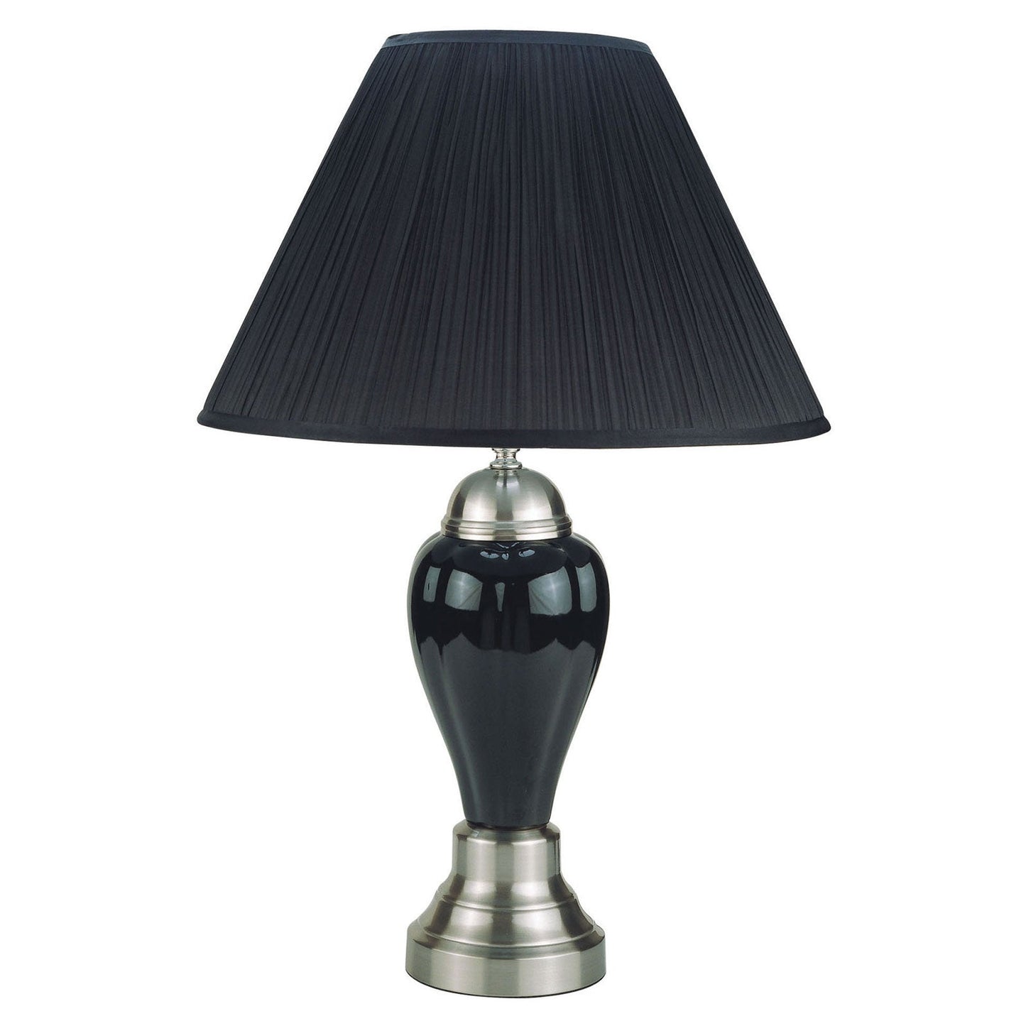 Niki Black Table Lamp (6/CTN) - ATL FURNITURE