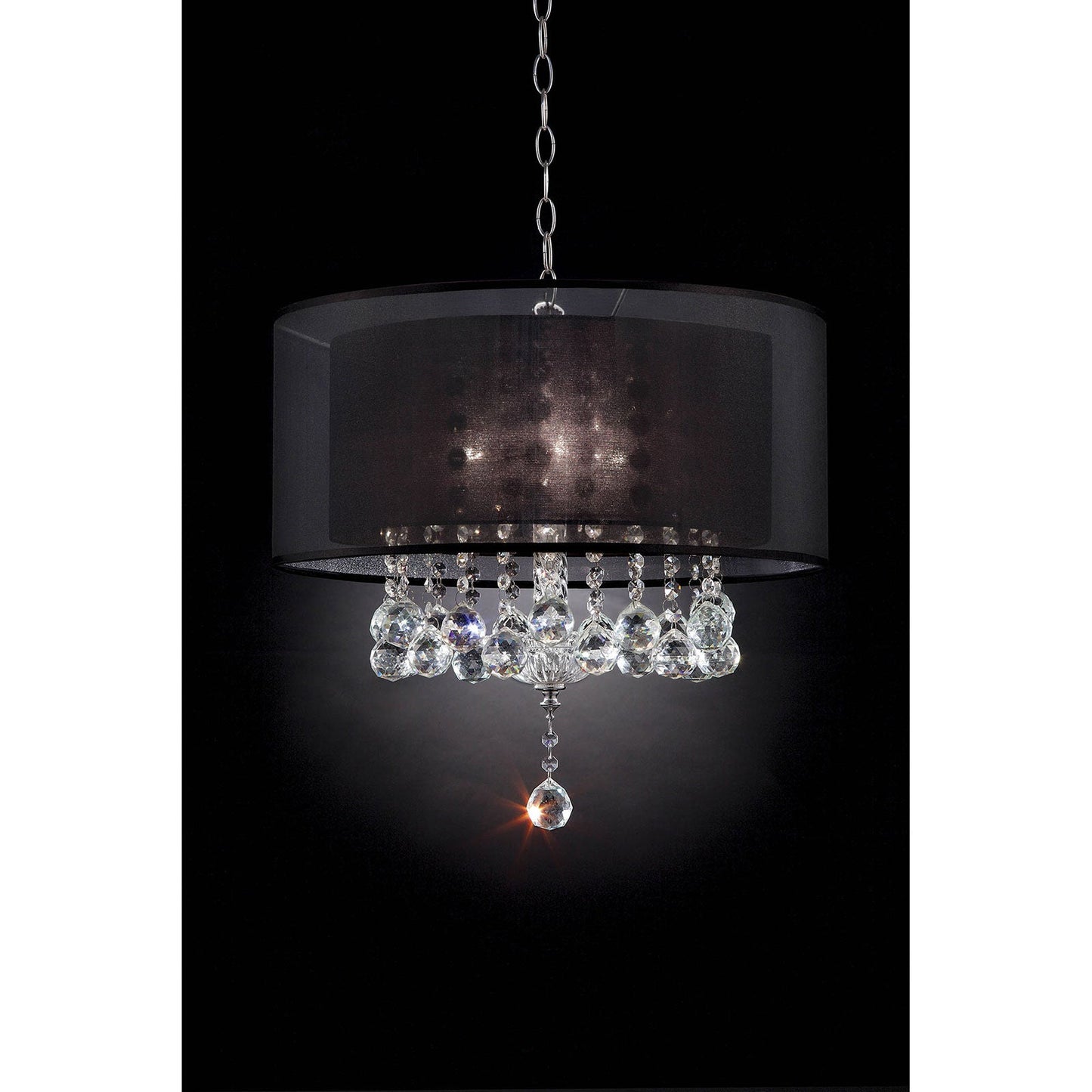 Ivy Chrome Ceiling Lamp - ATL FURNITURE