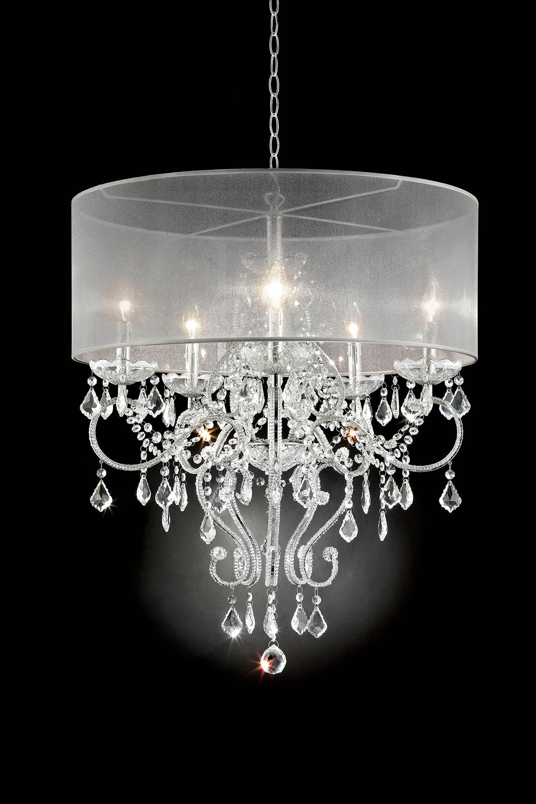 Rigel Silver 31 1/2"H Ceiling Lamp - ATL FURNITURE