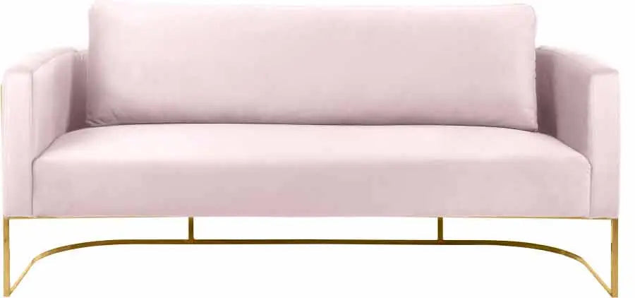 Casa 3 Piece Living Room Set In Pink - ATL FURNITURE