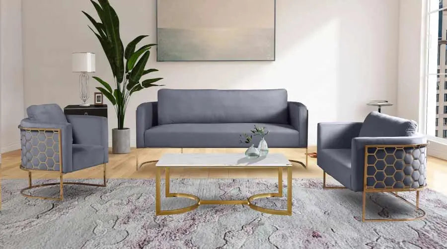 Casa Sofa In Grey - ATL FURNITURE