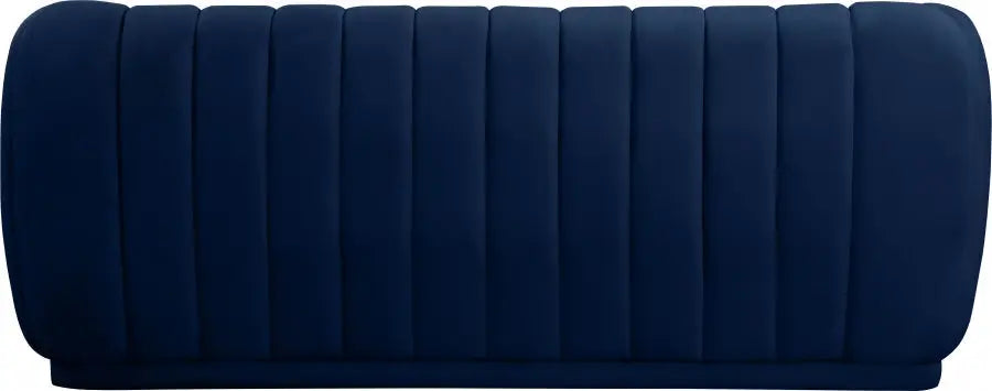 Dixie 3 Piece Living Room Set In Navy - ATL FURNITURE