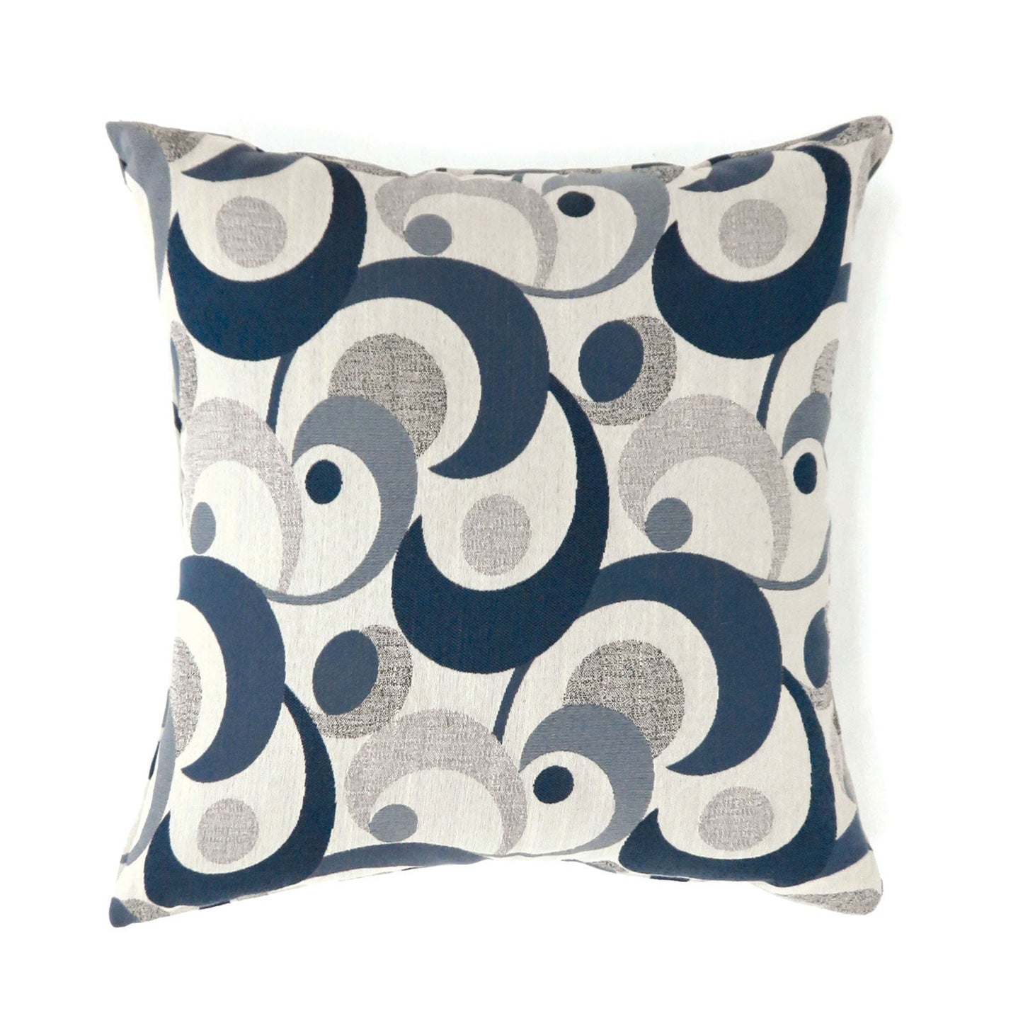 Swoosh Blue 22" X 22" Pillow, Blue (2/CTN) - ATL FURNITURE