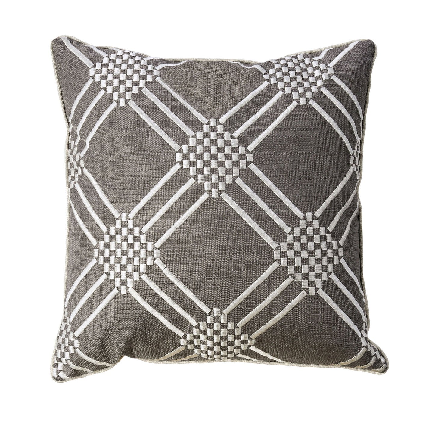 Bess Gun Metal 20" X 20" Pillow, Gunmetal (2/CTN) - ATL FURNITURE