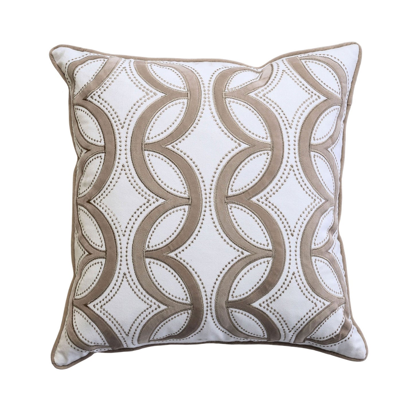 Lati Latte 20" X 20" Pillow, Latte (2/CTN) - ATL FURNITURE