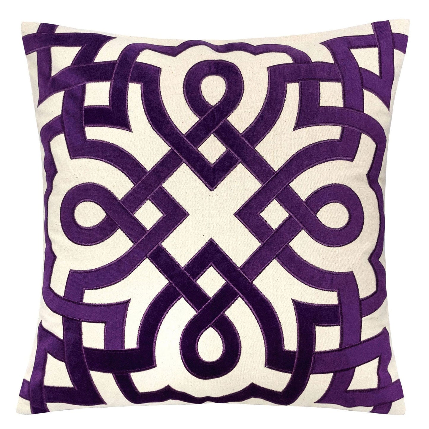 Jorja Purple 20" X 20" Pillow, Purple - ATL FURNITURE