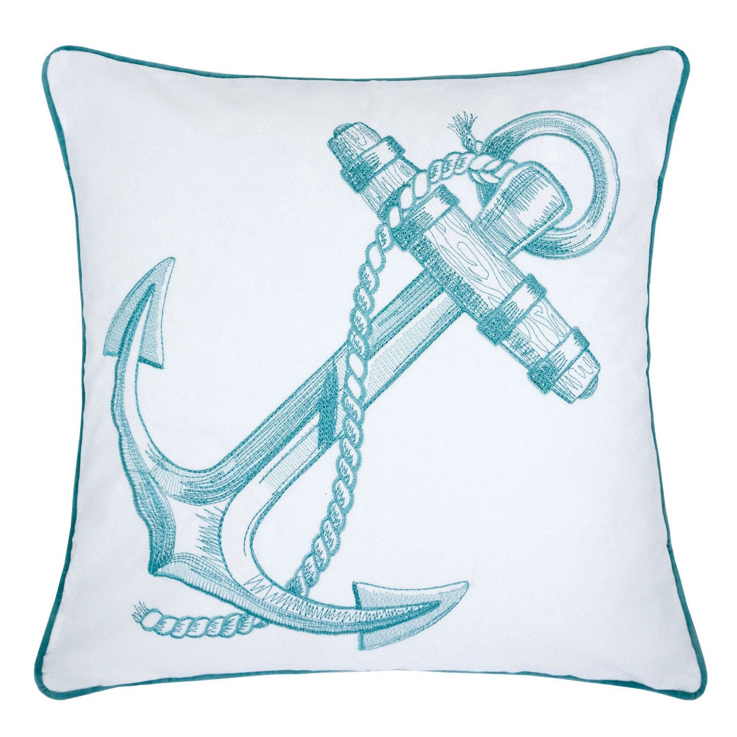 Lorrie Teal 20" X 20" Pillow, Teal - ATL FURNITURE