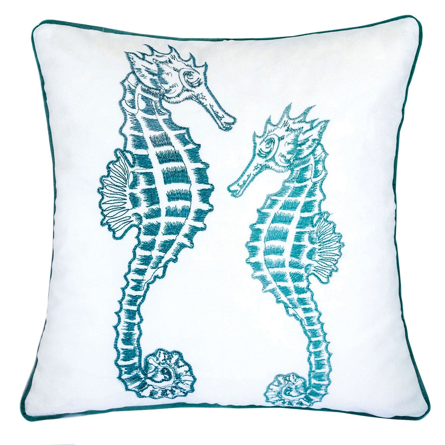 Terrie Teal 20" X 20" Pillow, Teal - ATL FURNITURE