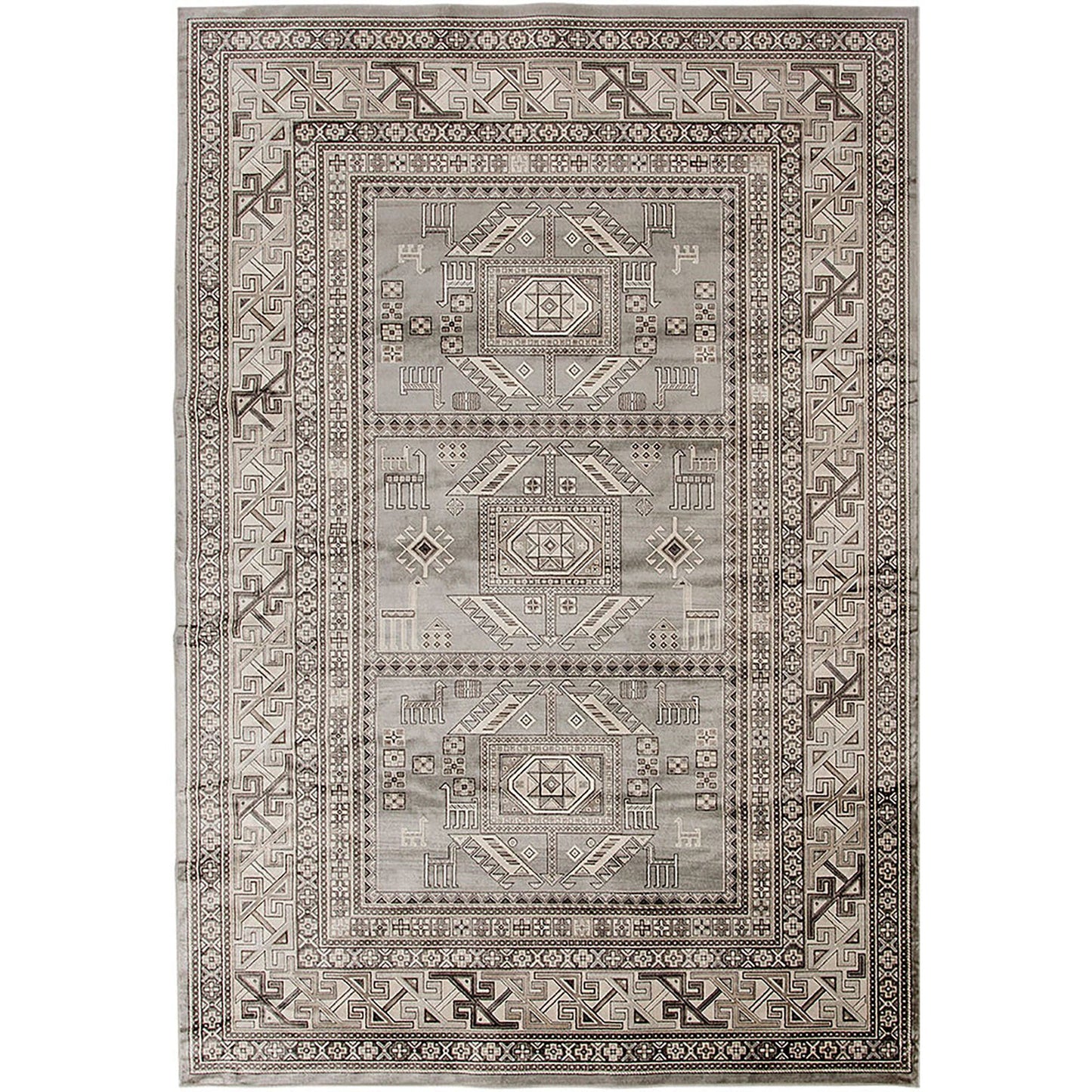 Mortsel Gray 5'3" X 7'6" Area Rug - ATL FURNITURE