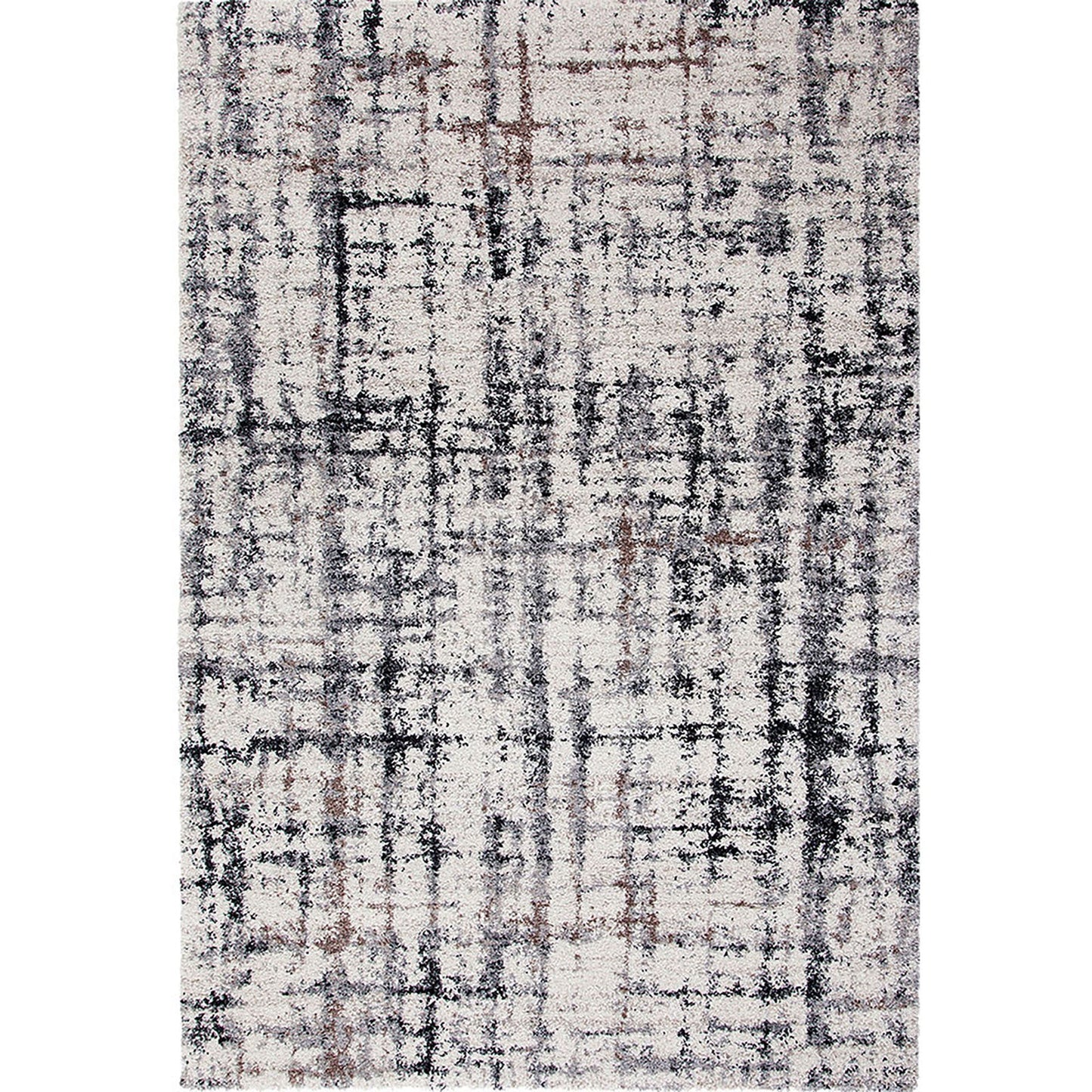 Gresford Black/Ivory 5'3" X 7'6" Area Rug - ATL FURNITURE