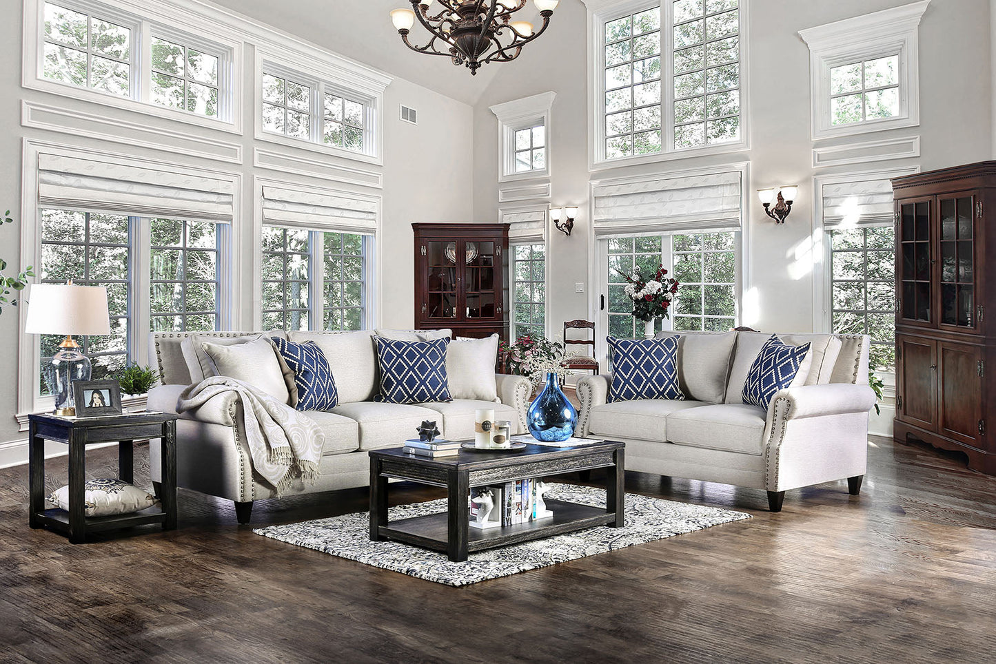 Giovanni Beige Sofa + Love Seat - ATL FURNITURE